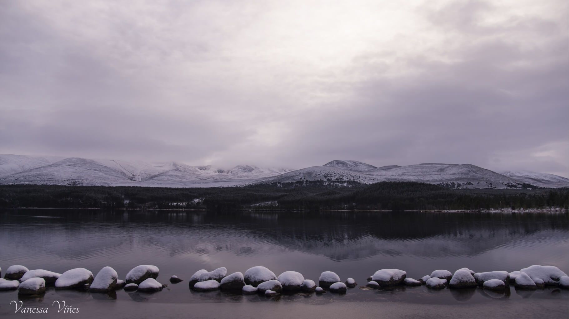 Escocia en invierno Loch Morlich