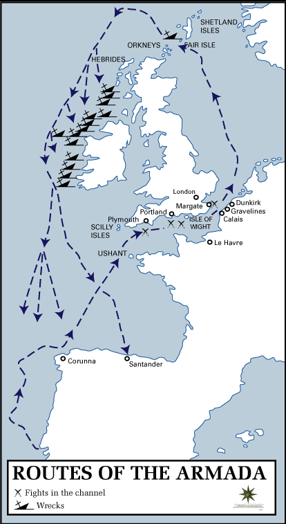 armada invencible en escocia
